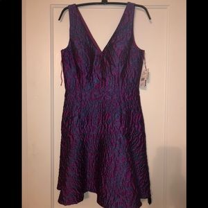 Aidan by Aidan Mattox Jacquard Cocktail Dress
